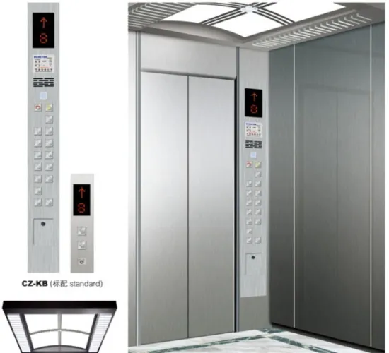 Safe and steady passenger elevator