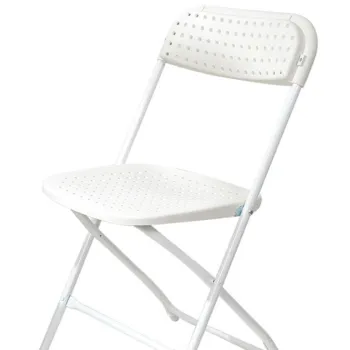 Wholesale Outdoor Garden Plastic Folding Chairs with Iron Frame for Events & Parties
