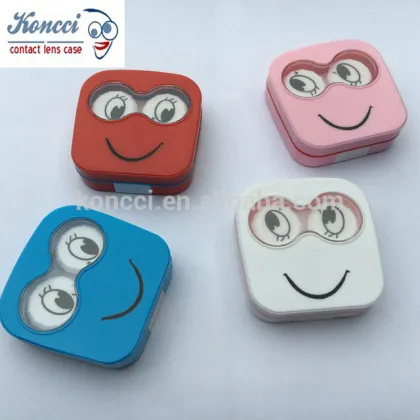 cute big eye contact lens mate box contact lens cases A-6699