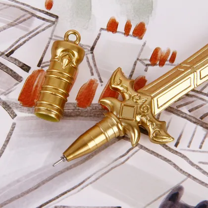 JH Game Weapon Dragon Sword Broadsword Shaped Pen