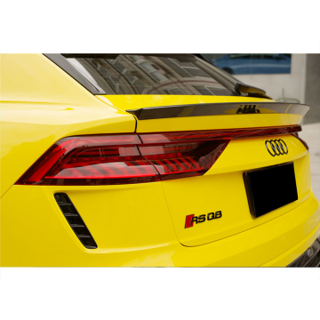 Trockener Carbonfasermitte Ducktail Spoiler für Audi RS Q8 RSQ8 Quattro