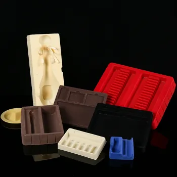 OEM Plastic Flocked Set Blister Packaging Tray Box