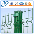 Square post assembled Welded Curved wire mesh fence