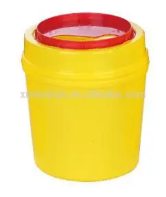 1L, 2L, 3L, 4L, 5L, 6L, 8L, 15 Round & rectangle Shape sharp container/sharp box/Plastic Sharp container