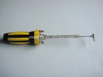 9pcs screwdriver with torch