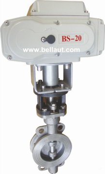 Butterfly Valve Use Smart & Small Torque Type Electric Actuator
