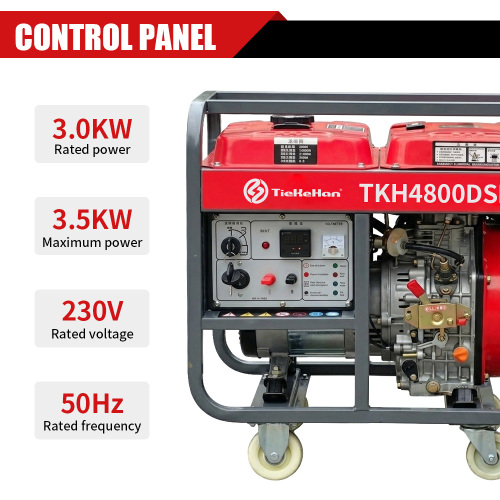 Générateur diesel à démarrage électrique 3,5 kW