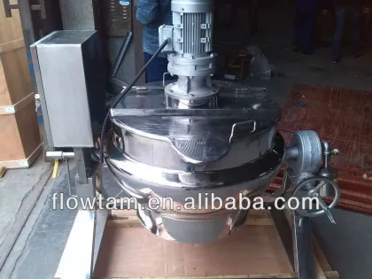 all stainless steel oil jacketed cooking pot