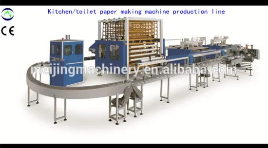 FJ-DH1092-3500 Kitchen / toilet paper making machine about Two Packing Machines