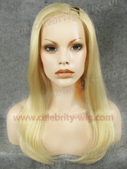Blonde Synthetic Straight Upart Wig