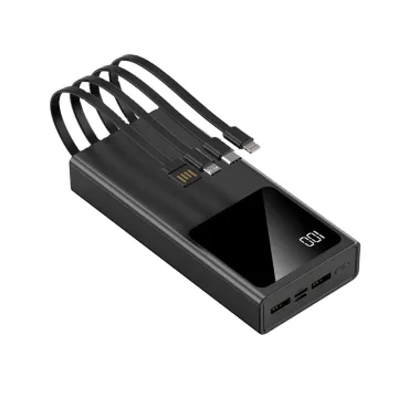 Wholesale 4-in-1 Built-in Cable Power Banks with Large Capacity - 20000mAh