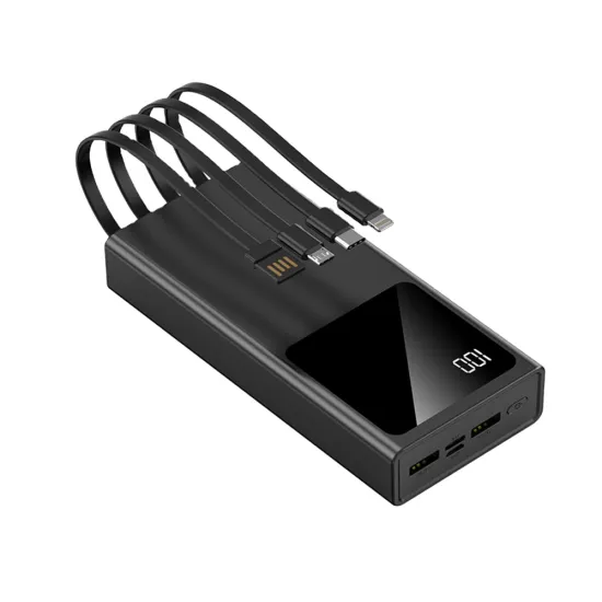 Wholesale 4-in-1 Built-in Cable Power Banks with Large Capacity - 20000mAh