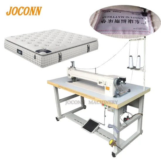 Zig Zag Sewing Machine for Mattress and Leather Sewing with Long-Arm Cushion Label Trademark Equipment
