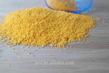 Colored granule bread crumbs