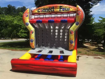 Moonwalk Commercial Connect 4 Inflatable Basketball Game