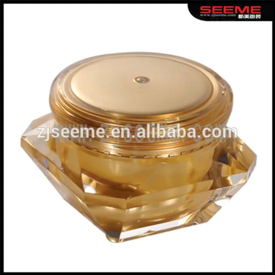 30g Diamond acrylic jar,diamond shape acrylic jar,diamond shape container