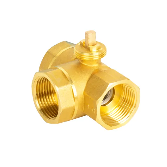 1 Inch & 1.5 Inch Brass Electric Ball Valve Body with NPT Threaded Connection for Large Flow Applications