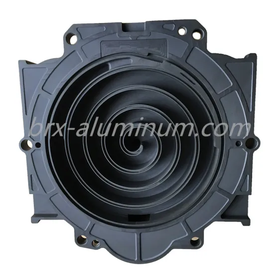Hard anodized aluminum alloy part for turbo