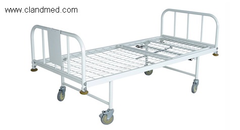 Double-folding bed