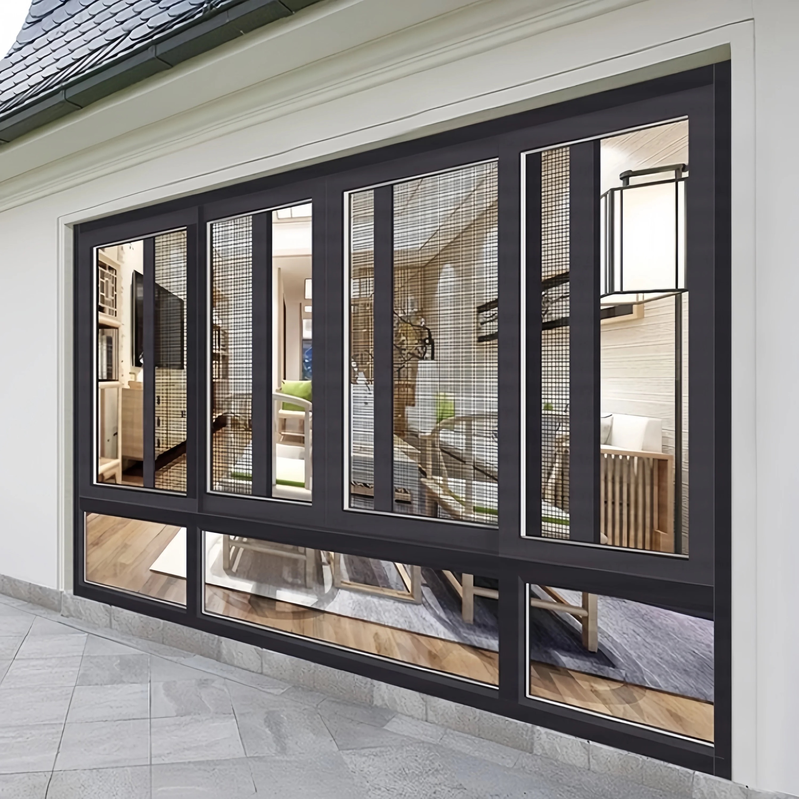 Aluminum sliding windows