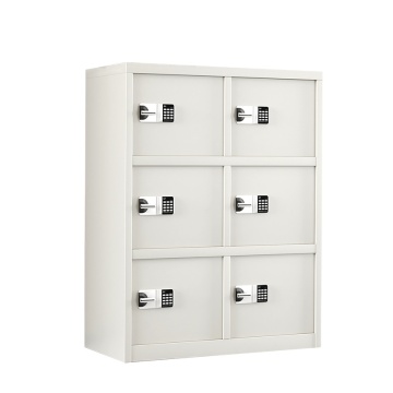 Seguro e elegante: um guia abrangente para o moderno gabinete confidencial de seis portas com bloqueio de combinação-Gabinete de arquivo de escritório All-Steel de 1,2 m para segurança aprimorada