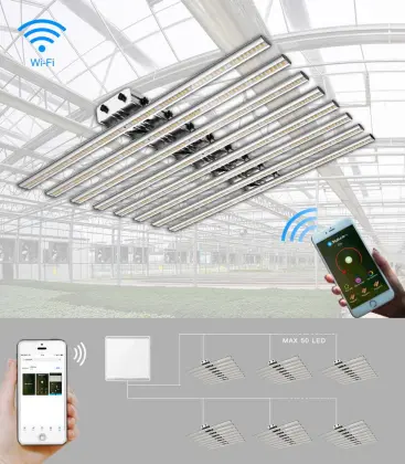 Full Spectrum PPFD Levels Hydro 8 Bars