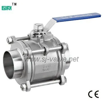 sanitary ball valve welding