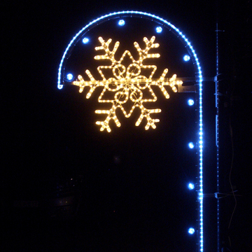 Outdoor LED Cross Street Decoration Light for Holiday Lighting - Christmas Motif