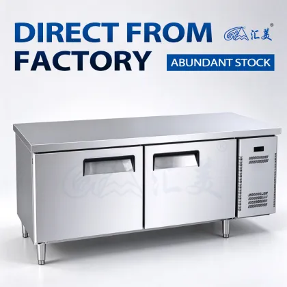 Stainless Steel Four‑Door Dual‑Temp Refrigerator