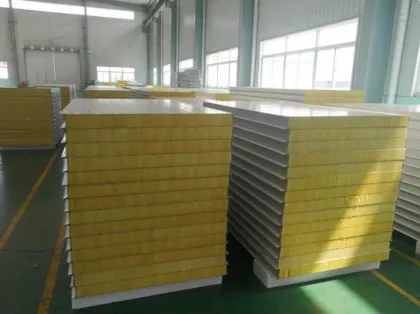 Thickness Rockwool Sandwich Panel For Metal Wall
