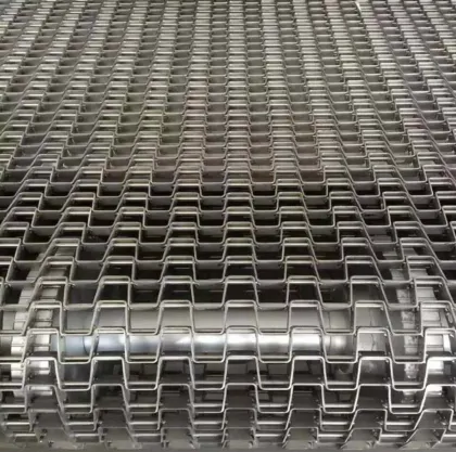 Metal Great Wall Mesh Belts Stainless Steel Horseshoe Belt Wire Net For MachinesSs Great Wall Conveyor Net Belt