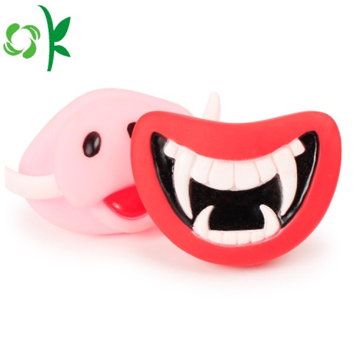 Adorável silicone rosa pig mastigar brinquedo de cachorro impermeável