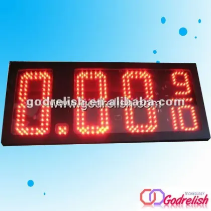 Large led gas price display board,electronic price display