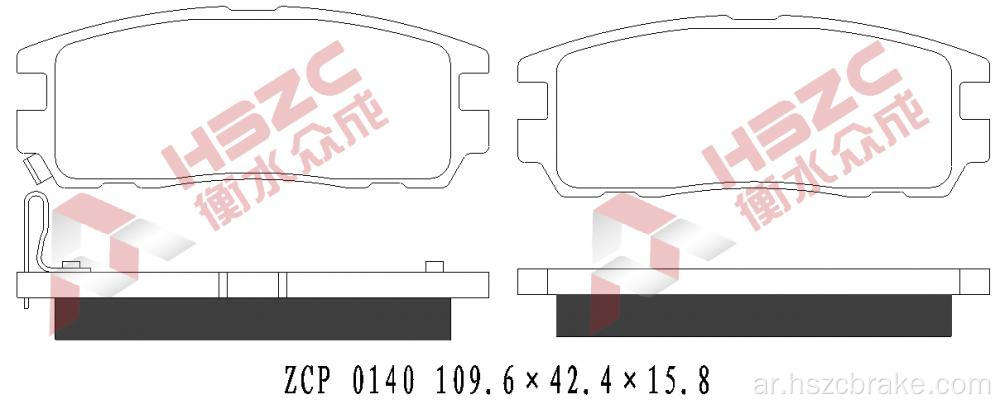 FMSI D580 Car Car Ceramic Brake Pad for Haval