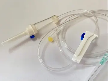 Disposable Infusion Set With Needle For Medical Use