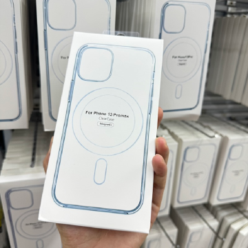 Custodia di ricarica wireless trasparente trasparente di lusso caldo per iPhone 15/16 Pro Max - Nuove condizioni