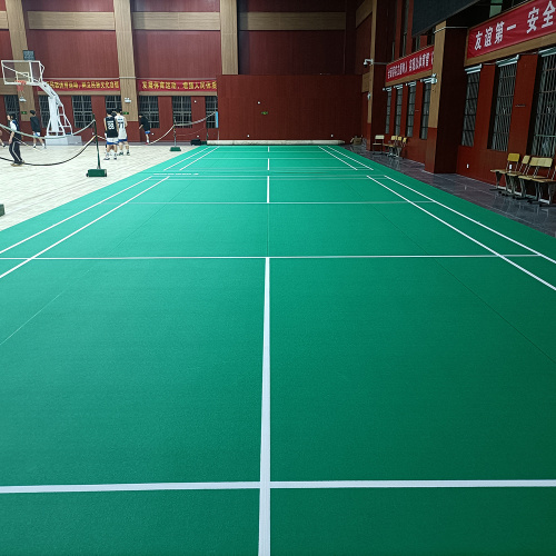 พื้นสนามกีฬา PVC Badminton Court