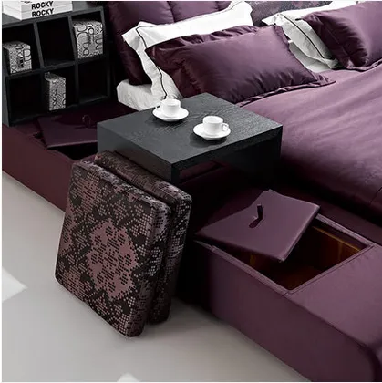 Korean style modern bed designs B012