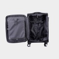 Black cheap fabric polyester carrier soft travel luggage