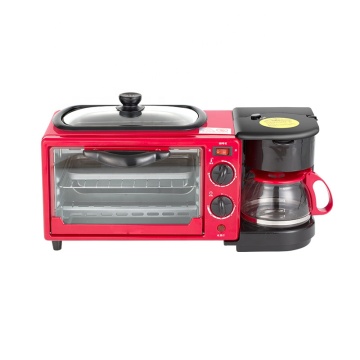 LY-BM02 Electric Oven Toaster: Multifunction 3-in-1 Breakfast Set - Toaster, Coffee Maker, Breakfast Maker (OEM New)