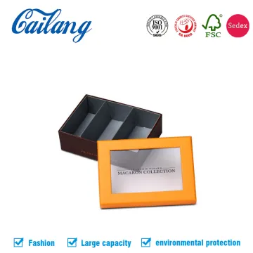 Customized Lid and Base Paper Box with Window