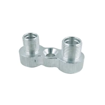 Compressor Hose Adapter Straight Rear Block Flat Face