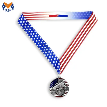 Funny cheerleading metal awards medals