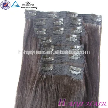 Never Tangle Clip In Remy Hair Extensions 220g