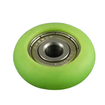 YCZCO Rubber Pulley Wheels with Bearings for Sliding Wardrobe and Folding Doors