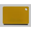 Feuille de plexiglas acrylique jaune moutarde 3 mm d&#39;épaisseur 1220 * 2440 mm