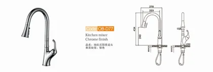 Tradition Single-Handle Long Neck Kitchen Faucet Mixer