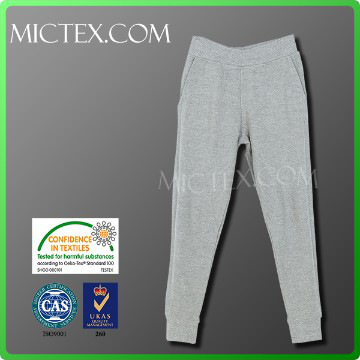 plain long men cotton trousers OEM (OEKO-TEX,ISO9001,SGS Certification