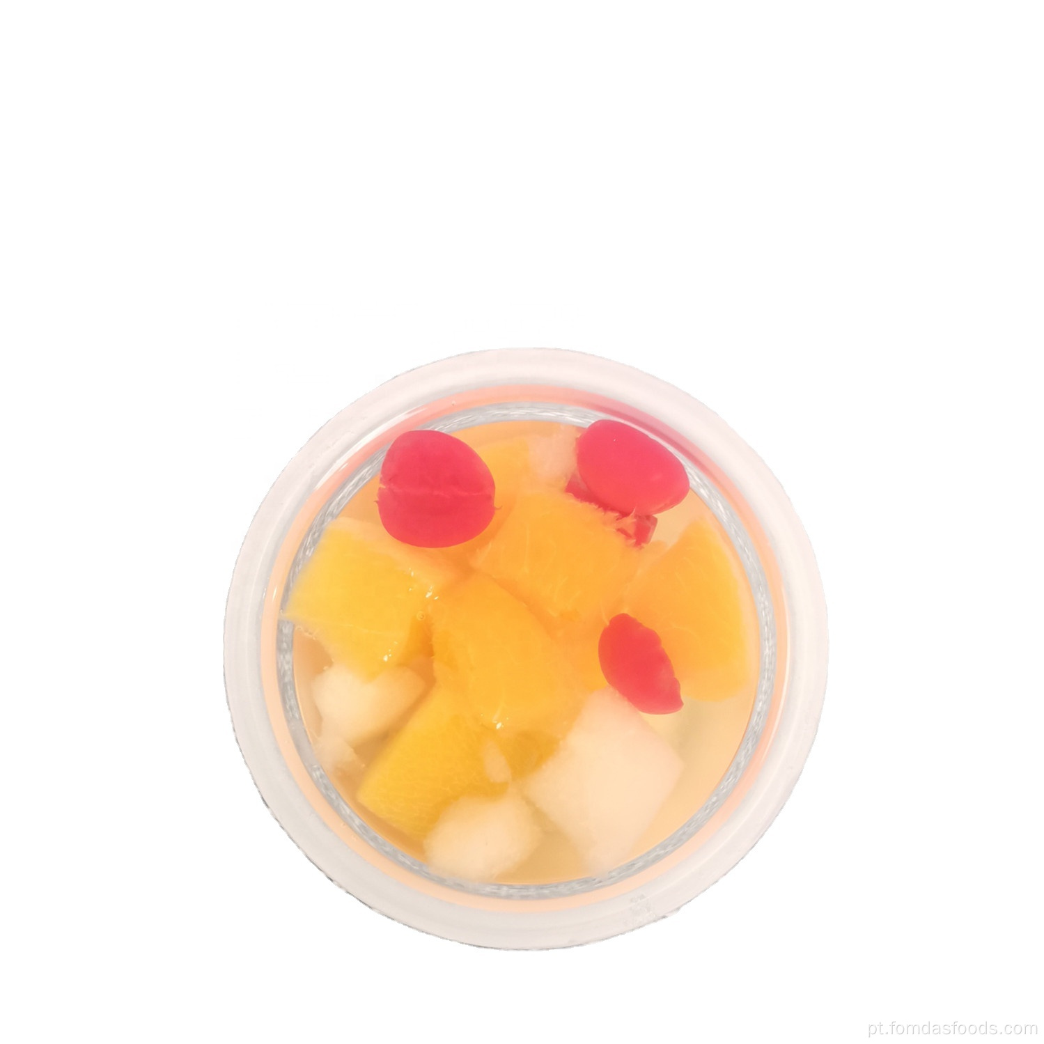 Cocktail de frutas enlatado direto da fábrica em xarope 198g / 7oz