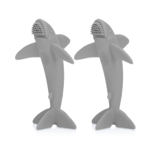 Custom 100% All Silicone Shark Massager Brosseur